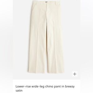 J.Crew Wide Leg Chino